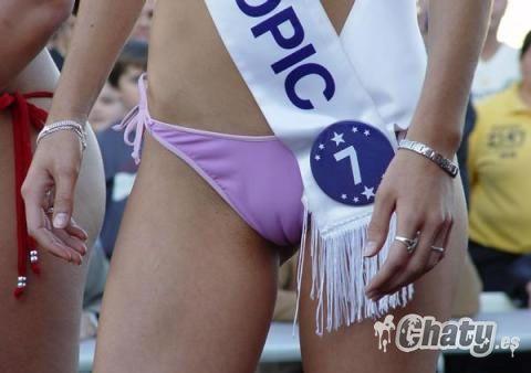 bikinis ajustados del coño, coños marcados