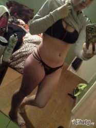 Jamona amateur en el espejo