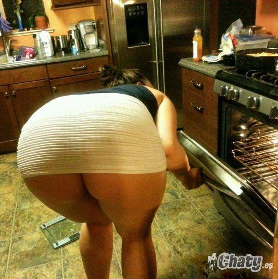 Empinandose con falda