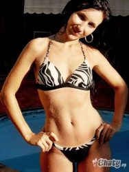 argenta flaca en bikini