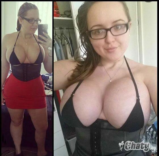 secretaria haciendose selfies picantes