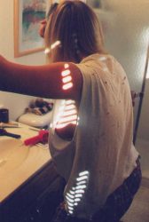 Exitante toma de foto voyeur