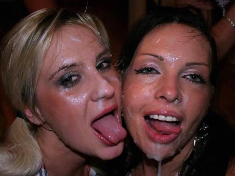 chicas eyaculadas en la cara