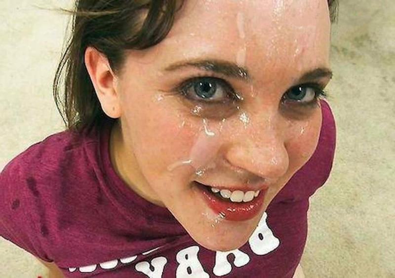 ojitos hermosos con semen