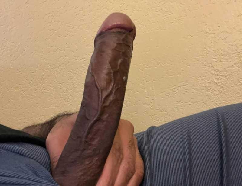 Mi enorme cipote negro y grande bien erecto